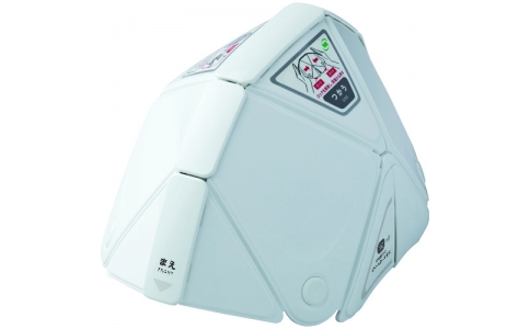 MIDORI 綠安全 TSC-10-W-中場(chǎng)安全防災(zāi)用折疊安全帽平頂頭盔TSC-10白色