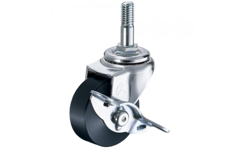 HAMMER CASTER 錘牌 415 E-N125-BAR01-鏈輪E系列帶自由制動(dòng)器尼龍車125mm