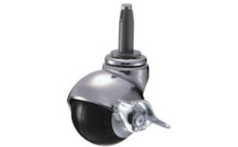 HAMMER CASTER 錘牌 腳輪 405BR50-鏈球插入SP付橡膠車