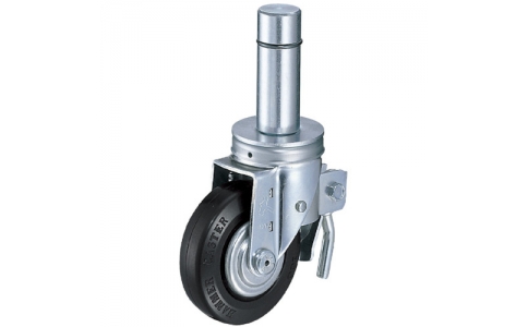 HAMMER CASTER 錘牌 腳輪 550SKNB125-鏈球腳手架用插入橡膠B車