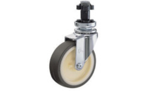 HAMMER CASTER 錘牌 4210ENUR 125-鏈輪管插入聚氨酯車