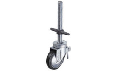 HAMMER CASTER 錘牌 腳輪 515 SARB150-鏈球腳手架用SP付螺絲込橡膠車