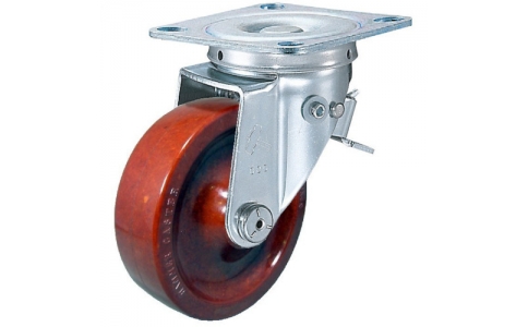 HAMMER CASTER 錘牌 腳輪 420F0SPH150-鏈球方向限制酚醛車