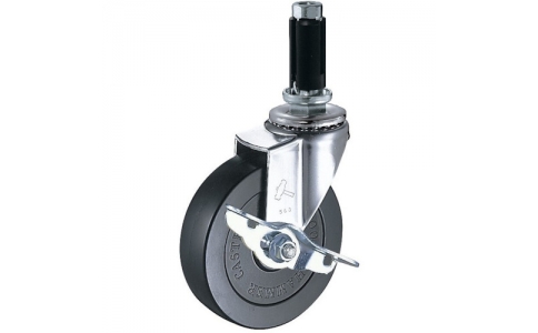 HAMMER CASTER 錘牌 腳輪 44155 EUR150-鏈條插入SP付橡膠車