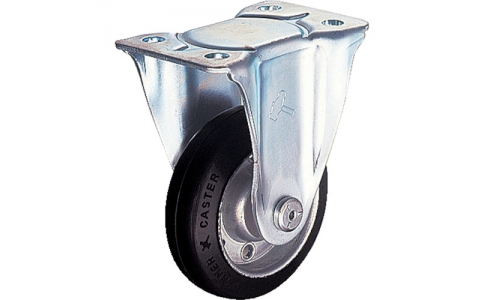 HAMMER CASTER 錘牌 腳輪 400SR-RB75-BAR01-鏈球400S型固定橡膠車B裝75mm