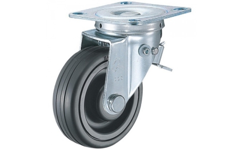 HAMMER CASTER 錘牌 腳輪 420F0SCHR125-鏈球方向限制橡膠B車
