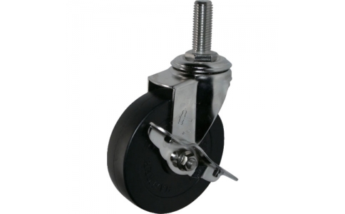 HAMMER CASTER 錘牌 鏈球腳輪 315 EA-R85-鏈球全不銹鋼E型螺旋SP付橡膠車85mm