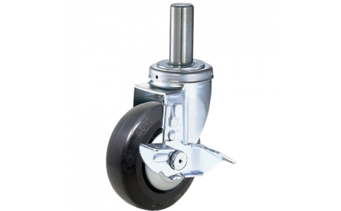 HAMMER CASTER 錘牌 腳輪 413 SKNB100-鏈球插入SP付橡膠B車(chē)