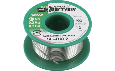 GOOT 大洋電機  SF-B 1012-無鉛模型工作用焊錫100g