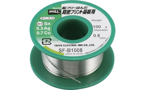 GOOT 大洋電機(jī)  SF-B 1008-無(wú)鉛精密印刷基板用焊錫100g