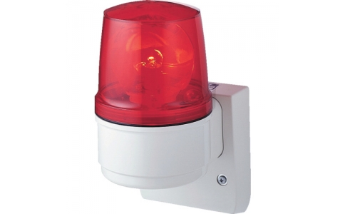 SCHNEIDER 施耐德  ASLB-100R 合金系列紅色φ110燈泡旋轉(zhuǎn)燈＋蜂鳴器（帶墻壁）100V