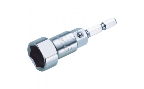 日本超越 TOP ECS-17LH-17LH 電動鉆頭用套筒長型貼紙付17mm