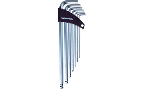 SUPER TOOL HKXB7SB 額外長球點(diǎn)六角棒扳手（7本組）2.5～10mm