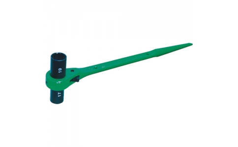 SUPER TOOL RN-1324WL 雙長插口、雙口棘輪扳手（爪式）六角對邊：13×１４