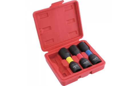 PRO-AUTO 末影工具 IWN-3S 輪螺母專用沖擊插口3套