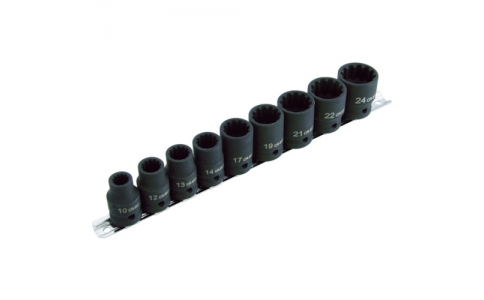 PRO-AUTO 末影工具 S1209H 蘇伊卡蓋1-2 DR.9PC.沖擊樣條插口套件