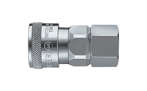 NITTO-KOHKI 日東工器 40SF高強(qiáng)度鋼材制丁腈橡膠NBR（SG）（螺絲安裝用插座）對(duì)方R1-2耐壓力2.0Mpa