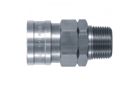 NITTO-KOHKI 日東工器 600SM高達(dá)鋼制丁腈橡膠NBR（SG）（螺絲安裝用插座）對方Rc3-4耐壓力2.0Mpa