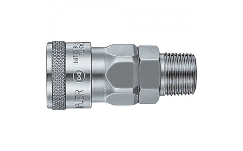 NITTO-KOHKI 日東工器 10SM高達鋼制丁腈橡膠NBR（SG）（螺絲安裝用插座）對方Rc1-8耐壓力2.0Mpa