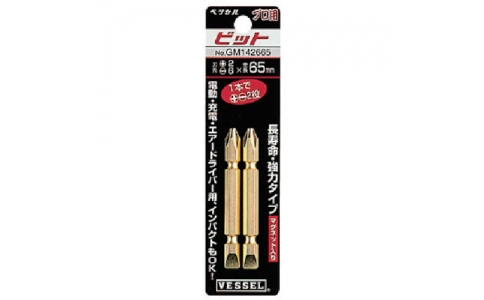 VESSEL 威威 GM 141565 ＋?-雙頭金鉆頭 GM 14-5X65? 1 X65
