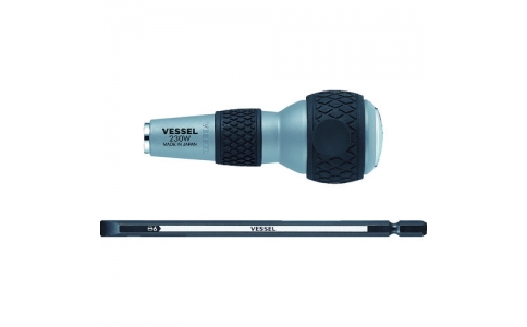 VESSEL 威威 230W-6 可更換鉆頭的穿透式螺絲刀230W-6