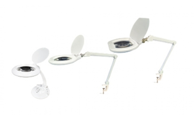 日本原裝 NIKKI  日機(jī) LED放大鏡（NLLP系列）  NLLP50ST-3D/NLLP50ST-5D  雙眼易于觀看的大型白色鏡片