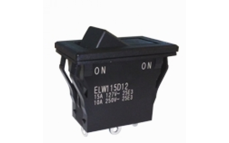 日本 NIDEC 尼得科 翹板開(kāi)關(guān) ELW115A12  額定值（阻性負(fù)載）