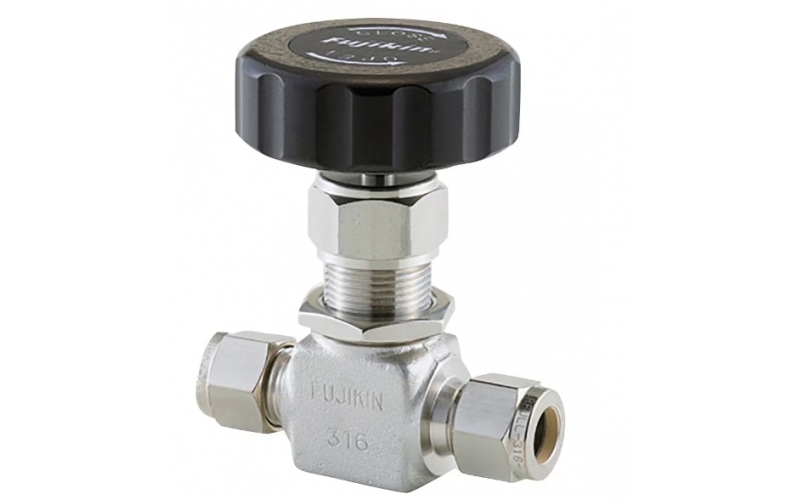 日本 fujikin 富士金 針型截止閥 PUH916-3SH-V  壓蓋填料PTFE